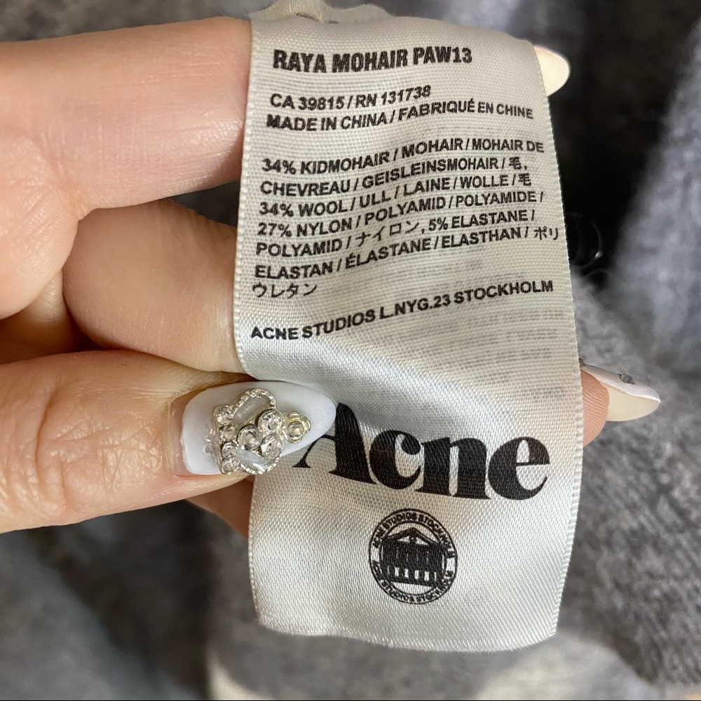 ✈️Sold!acne wool cardigan - Picture 11 of 11